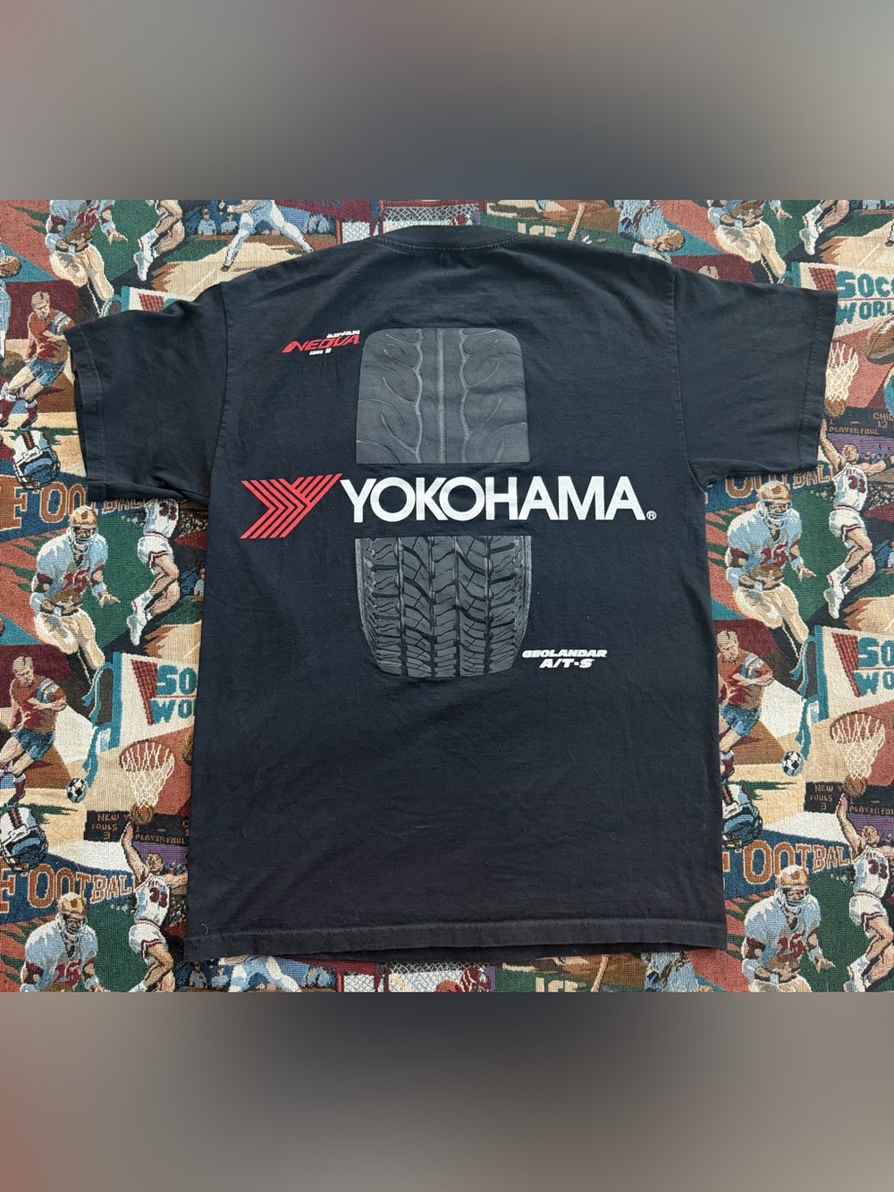 Men’s Yokohama Tires Black Graphic T-shirt